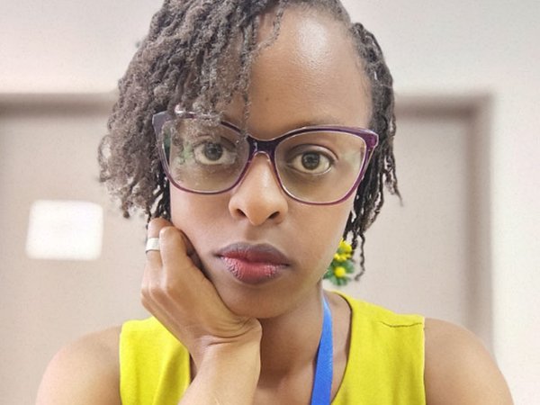 Valerie at Zhende Medical Kenya factory